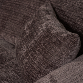 375072-W | Cloud chaise longue links - geweven chenille warm bruin | WOOOD
