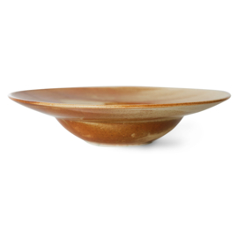 ACE7137 | Chef ceramics: pasta plate, rustic cream/brown | HKliving