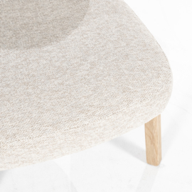 96295 | Fauteuil Mikky - naturel/taupe | Eleonora