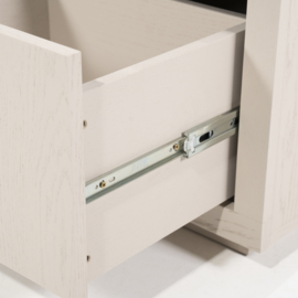 96277 | TV meubel Helsinki 200 cm 2-drs. 1 lade - taupe | Eleonora