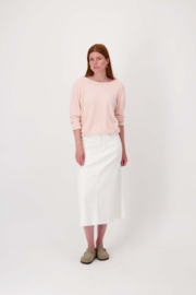  V-hals trui 3/4 mouw - light pink | Zusss 
