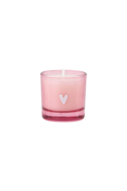 Geurkaarsje in wikkel lots of love - wit/roze | Zusss 