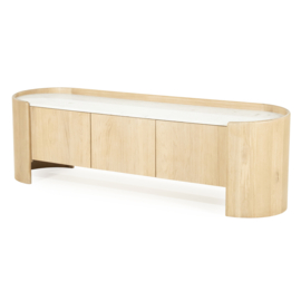 96365 | TV meubel Don 3-drs. - naturel | Eleonora