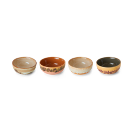KST0035 | 70s ceramics: XS bowls, marine (set of 4) | HKliving 