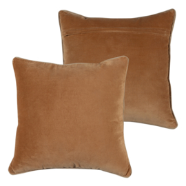 377780-G | Vola kussens (set van 4) - groen/oranje | WOOOD