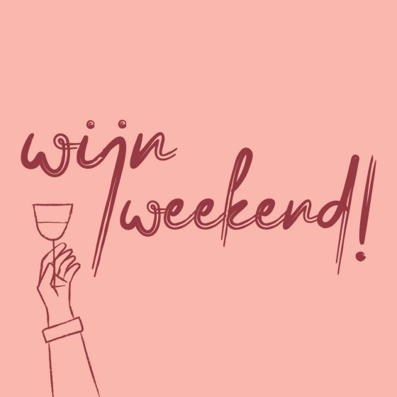 TE2850 | Tegeltje wijn weekend | HomeBound by KY