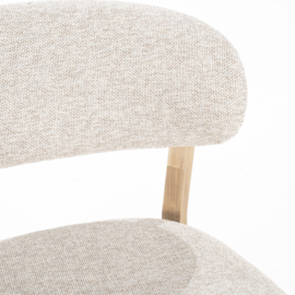 96295 | Fauteuil Mikky - naturel/taupe | Eleonora