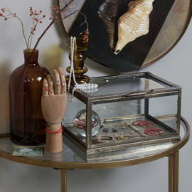 800889-A | Goddess sidetable - antique brass | WOOOD