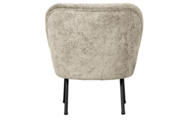 800748-WH | Vogue fauteuil - Structure velvet Wheatfield| BePureHome