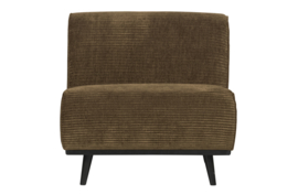 378654-R | Statement fauteuil - brede platte rib rock | BePureHome