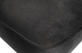 800293-Z | Vogue barstoel 80cm - fluweel zwart | BePureHome