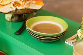 ACE7178 | 70s ceramics: curry bowls, Upside down (set of 2) | HKLiving *uitlopend artikel, laatste exemplaar