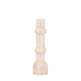 736399 | Arisha marble canldeholder L - beige | PTMD