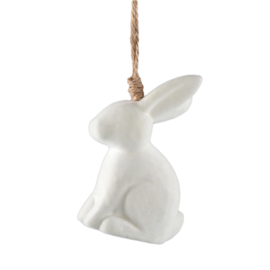 720636 | Alana rabbit hanger - white | PTMD