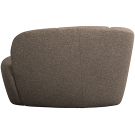 377518-BM/377469-BM | Mojo 2-zits bankje (links of rechts) - boucle bruin melange| WOOOD