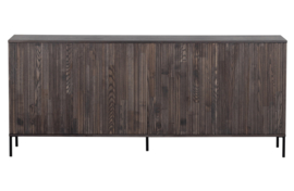 373471-E | New Gravure - dressoir 200 cm - essen espresso [fsc] | WOOOD Exclusive