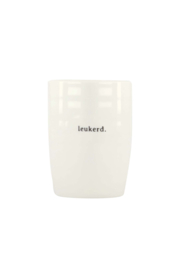 Koffiemok leukerd - wit | Zusss 