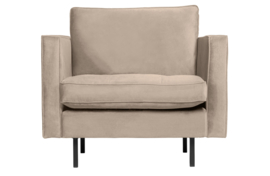 800888-K | Rodeo classic fauteuil - velvet khaki | BePureHome