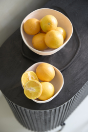 6612643 | Schaal op voet Rosana S - crème | Light & Living