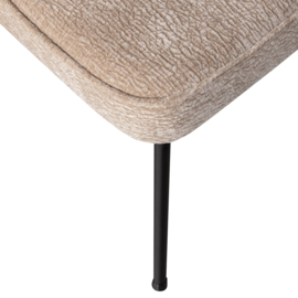 800816-SA | Vogue eetkamerstoel - 3D Chenille sand | BePureHome