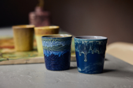  KST2003 | 70s ceramics: Van Gogh coffee mugs, starry night (set of 2) | HKliving 