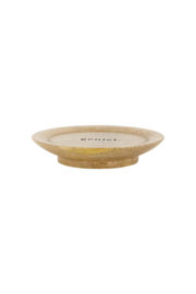 Glasstopper hout geniet - naturel | Zusss 