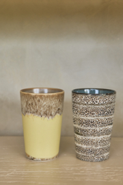 KST0266 | 70s ceramics: tea mug, custard | HKliving - Medio oktober verwacht!