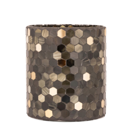 736350 | Calep tealight mosaic L - dark green | PTMD 