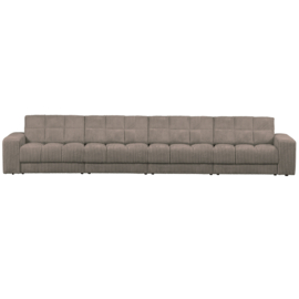 379011-RM | Second date 4-zits bank - ribstof mud | WOOOD