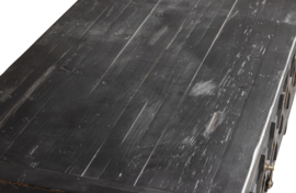 800316-Z | Bequest salontafel met lades - hout zwart | BePureHome