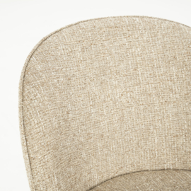 96327 | Stoel Molly - taupe Donna | Eleonora