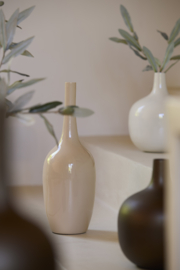 5792582 | Vaas Ø12x34 cm JAVIER - zand | Light & Living - Eind november verwacht!