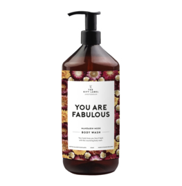 1012726 | Body wash 1L - You are fabulous | The Gift Label