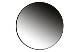 373357-Z | Doutzen spiegel metaal - zwart Ø80cm | WOOOD - alleen afhalen