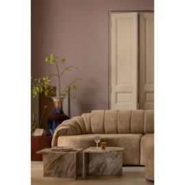 801414-N | Xhail rechthoek bijzettafel - marmer naturel | BePureHome