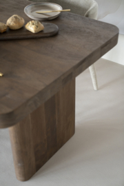 96428 | Eettafel Edward 300 x110x76 - bruin | Eleonora