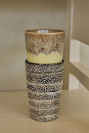 KST0266 | 70s ceramics: tea mug, custard | HKliving - Medio oktober verwacht!
