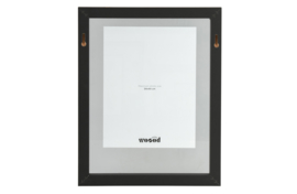 377094-Z | Blake fotolijst met houten rand zwart 50x40 | WOOOD Exclusive 