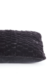 6868912 | Kussen 45x45 cm VIENNE - velvet zwart | Light & Living