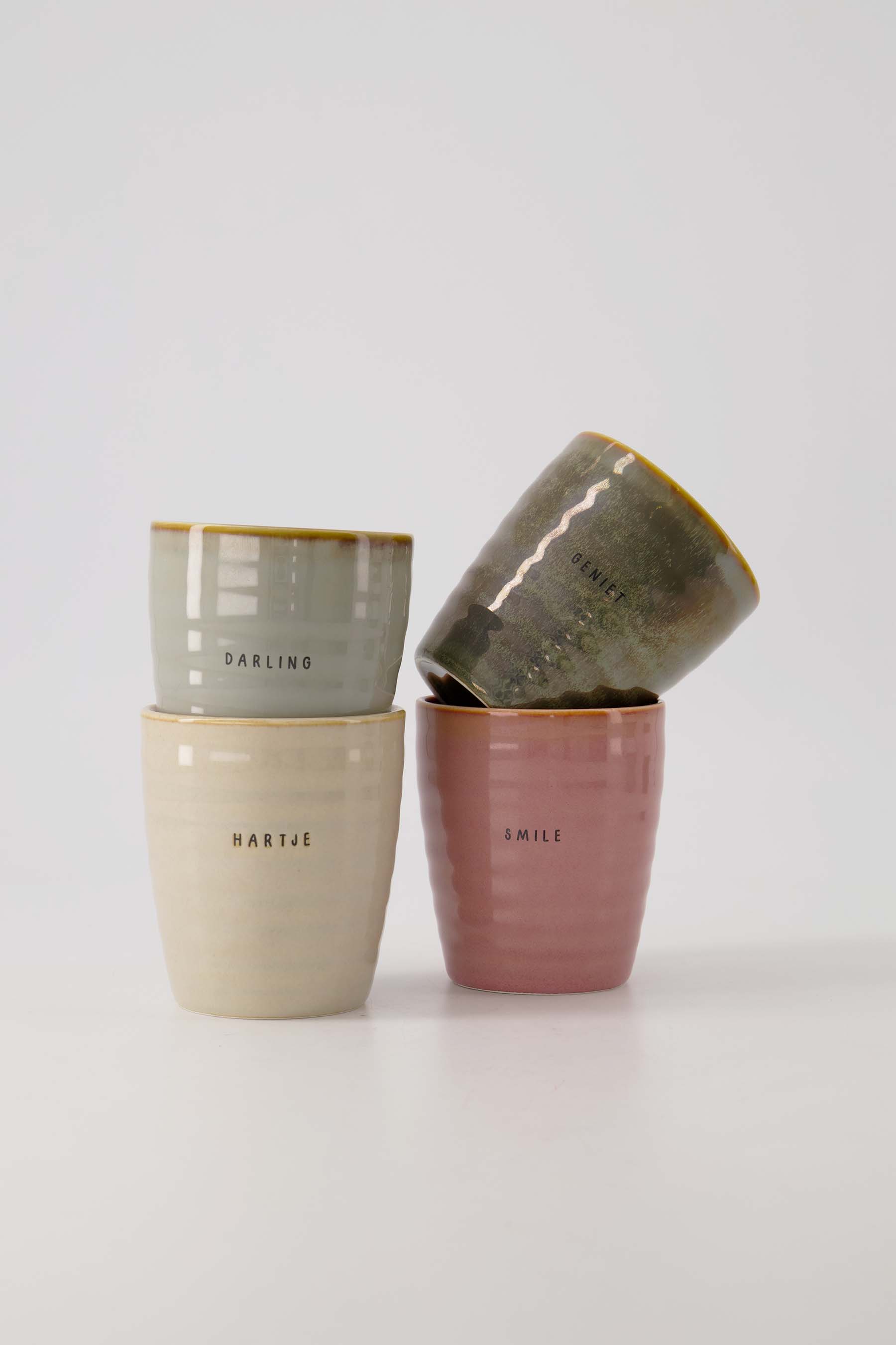 Koffiemok darling - grijsblauw | Zusss