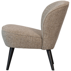 375690-N | Sara fauteuil - geweven naturel melange | WOOOD