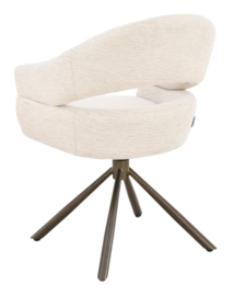 ML 601024 | MUST Living Eetkamerstoel Clooney - naturel | DTP Interiors