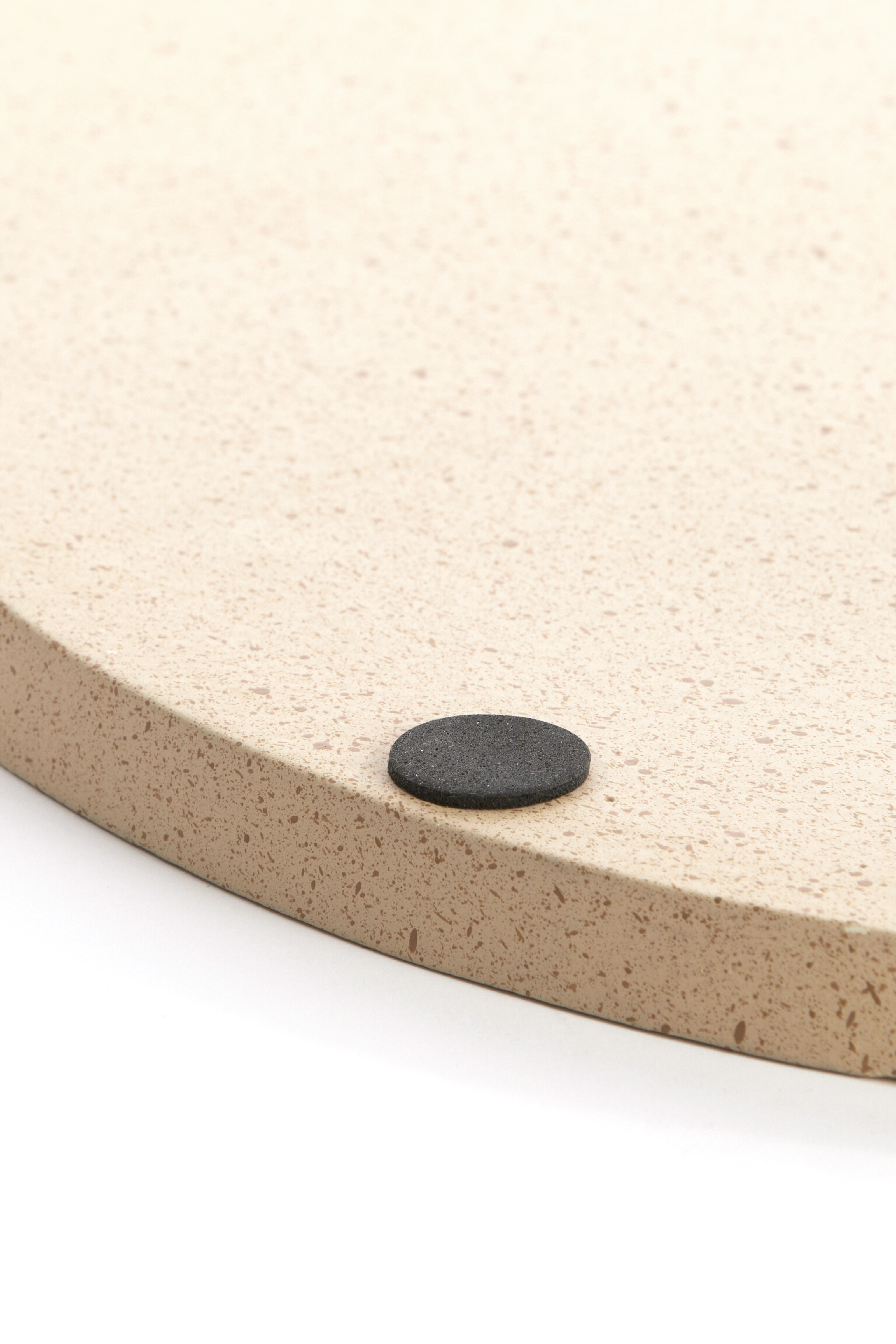 6344782 | Schaal Ø50x1,5 cm MAES - zand gespikkeld | Light & Living