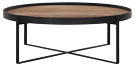 HI 301192 | Salontafel Pluto naturel large - Ø100 cm  | DTP Home