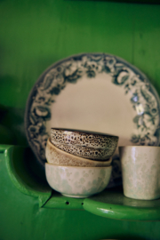 KST0283 | 70s ceramics: XS bowls, caramelized (set of 4) | HKliving - Medio oktober verwacht!