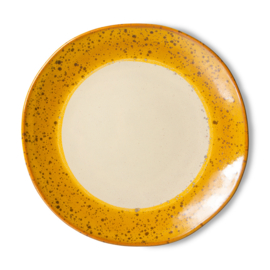 ACE7074 | 70s ceramics: side plates, autumn (set of 2) | HKliving *uitlopend