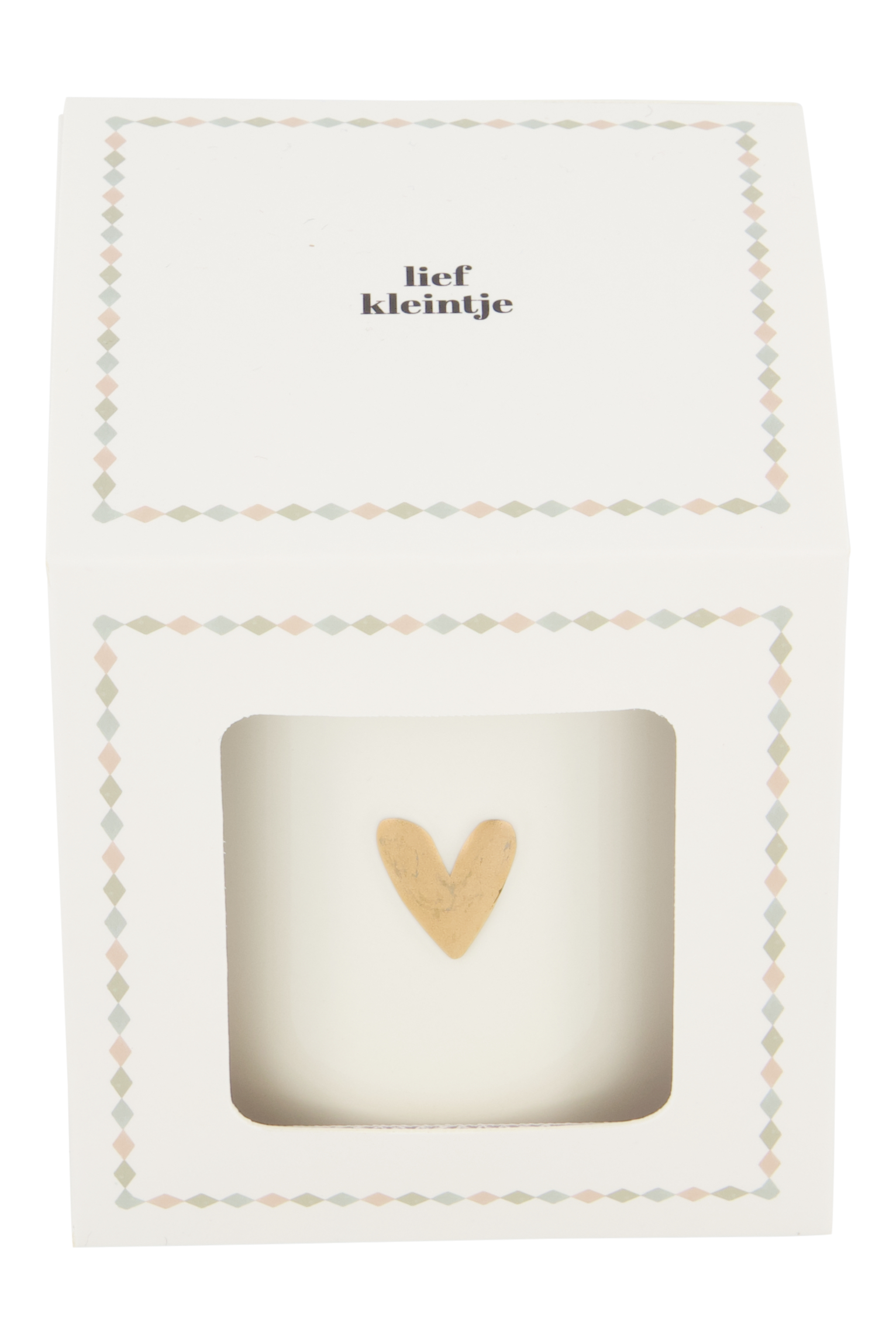 Geurkaars keramiek in doosje lief kleintje - multicolor | Zusss 
