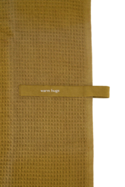 Gastendoekje warm hugs 30x55cm - groen | Zusss - binnenkort verwacht!