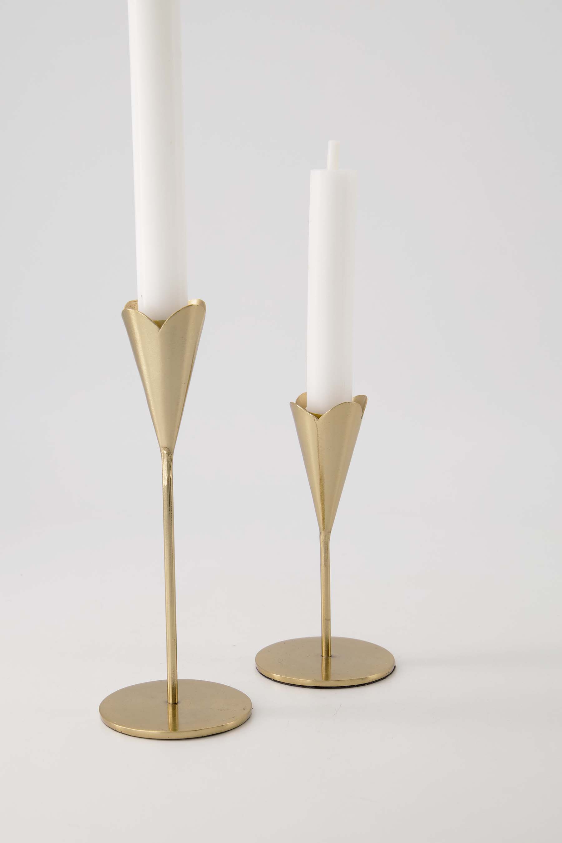 Kandelaar metaal hartje M - Goud | Zusss