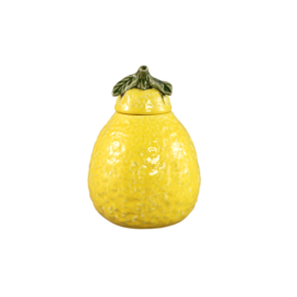 724822 | Nieska lemon pot with lid - yellow | PTMD
